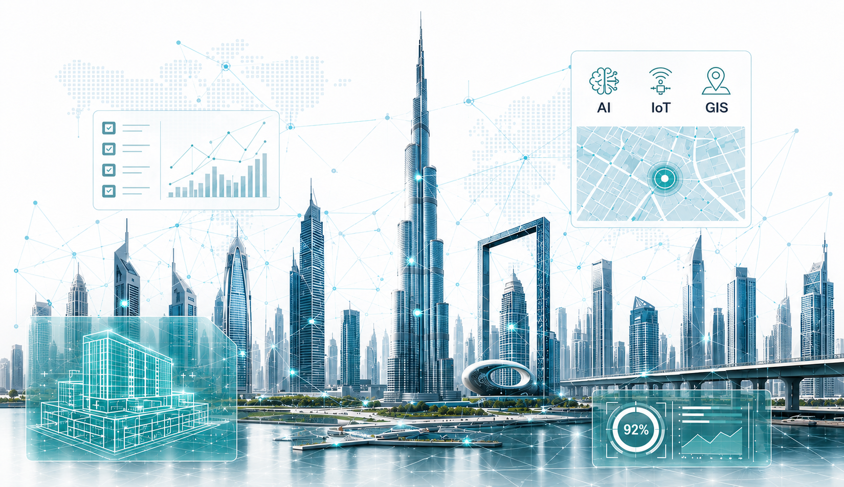The city of Dubai leads the world in adopting smart solutions